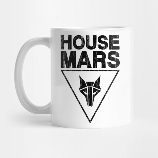 House Mars - Retro - Style by Lenny Animals Arts